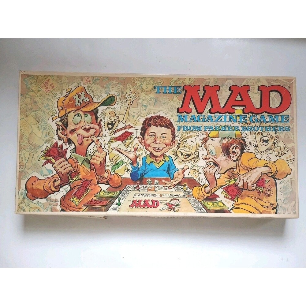 VTG Parker Brothers The MAD Magazine Game  1979 READ